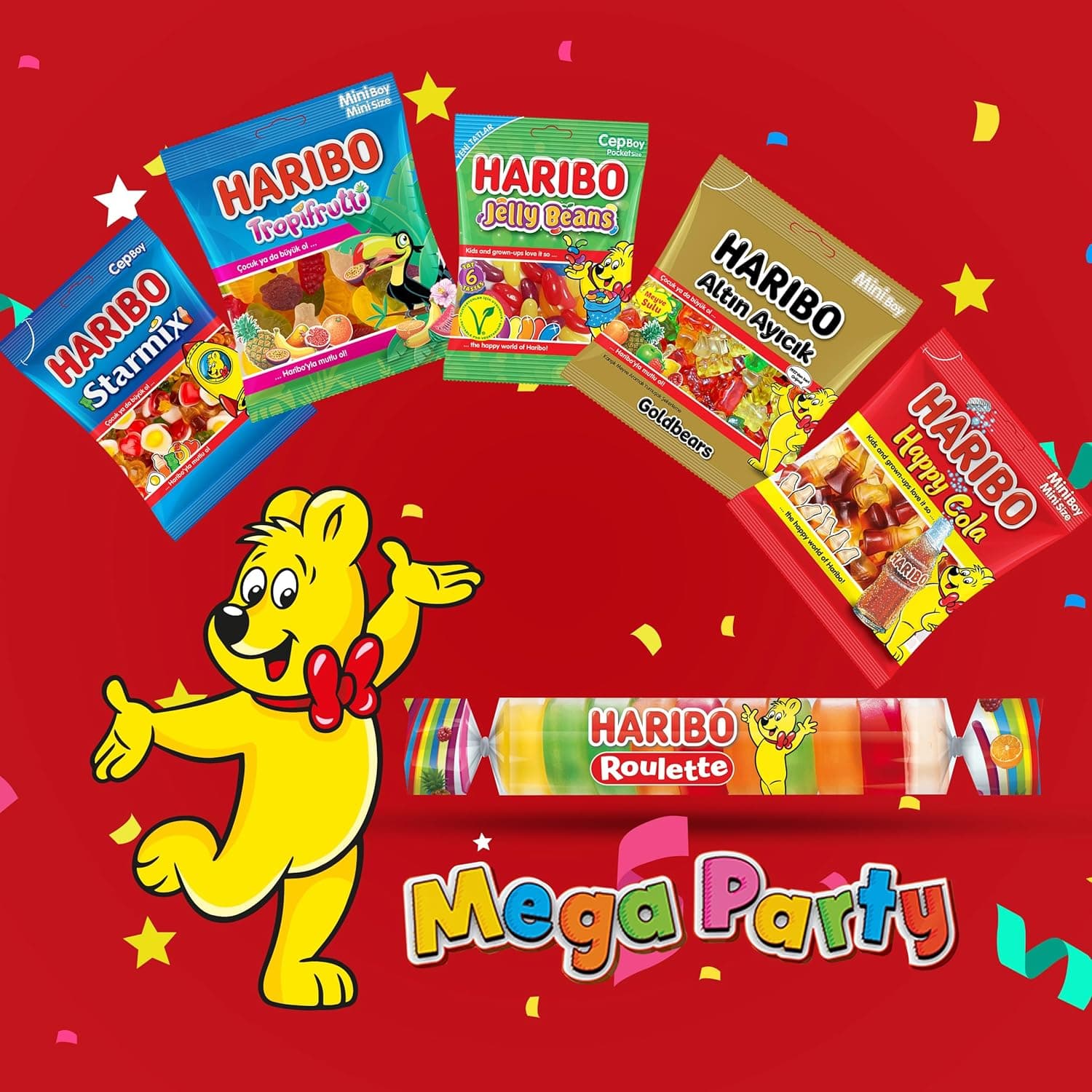 HARIBO MEGA PARTY 24 X 200G - 6