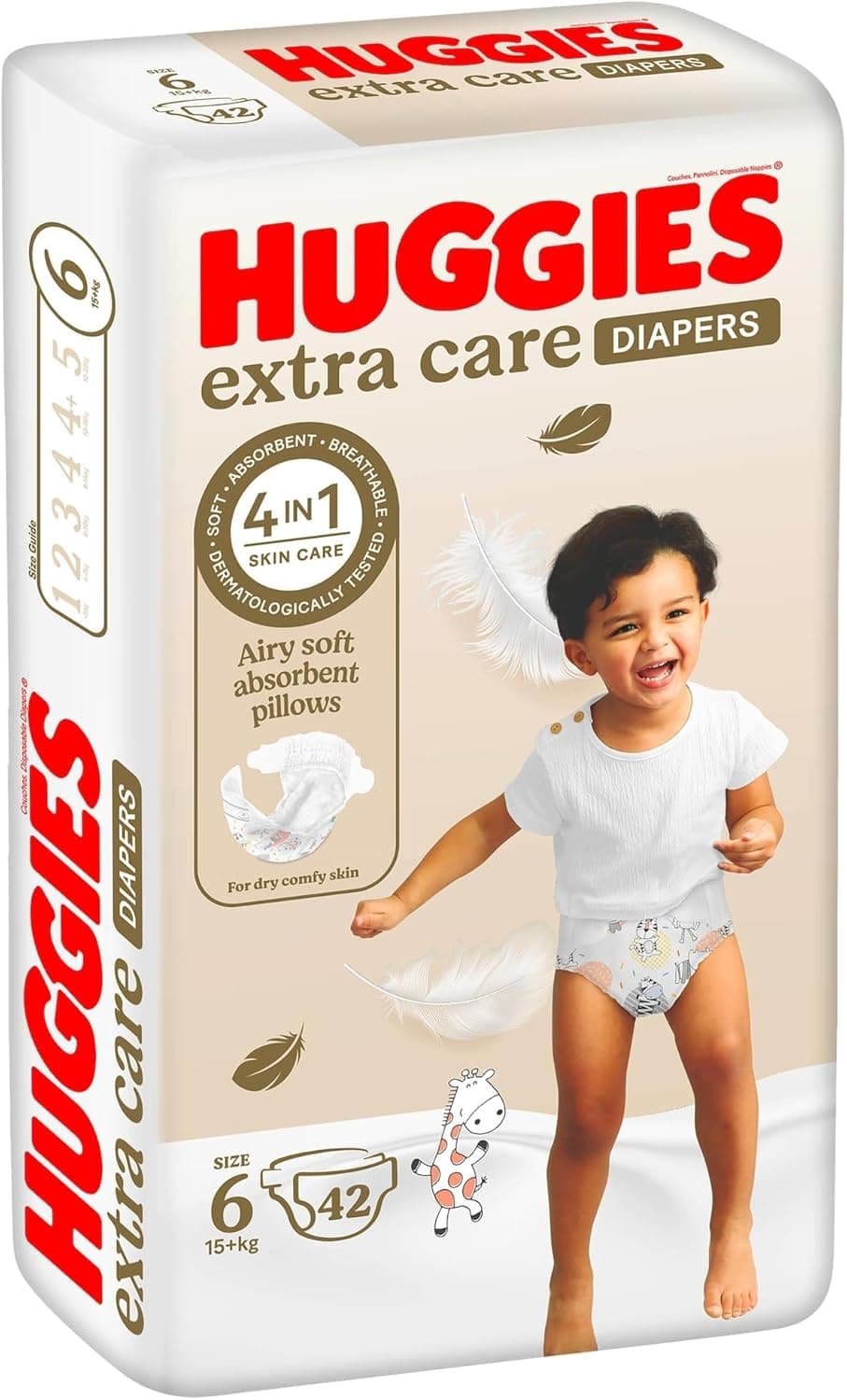 Huggies Extra Care, Size 6, 15+ kg, Jumbo Pack, 42 Diapers - 2