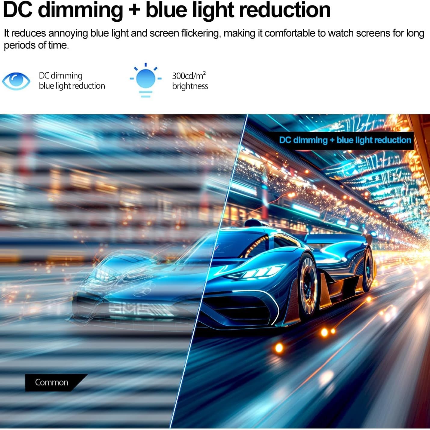 Gawfolk 32 Inch Monitor UHD 60Hz Gaming Monitor 4K(3840×2160) Ultra-Thin Frameless Computer Display Screen 100% sRGB 300cd/m² Suitable for entertainment, office, video, and picture design - 7