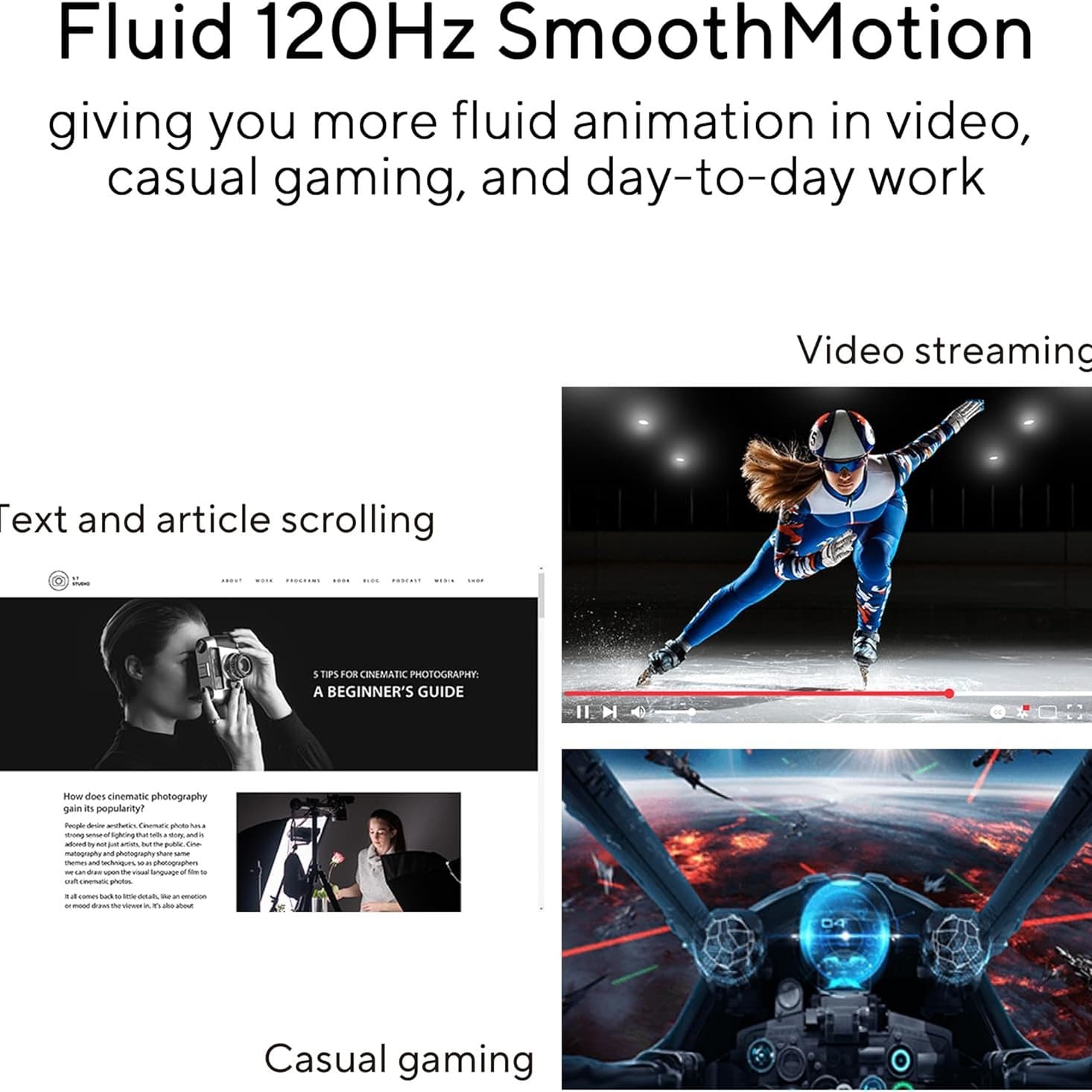 ASUS VA279HG Eye Care Gaming Monitor: 27-inch, IPS, Full HD, 99% sRGB, Frameless, 120Hz, Adaptive-Sync, 1ms MPRT, HDMI, VGA, Low Blue Light, Flicker Free, Wall Mountable - Black - 5