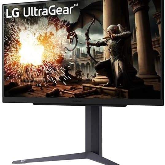 LG 27GS75Q-B UltraGear 27” QHD (2560×1440) IPS Gaming Monitor, 180Hz (O/C 200Hz), 1ms GtG, NVIDIA G-SYNC Compatible, AMD FreeSync, HDR10, DP/HDMI, Height/Tilt/Pivot Stand, Black - 8