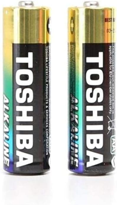 TOSHIBA Long-Lasting Vibration Resistance High Power Alkaline AA - 4 Battery Pack - 2