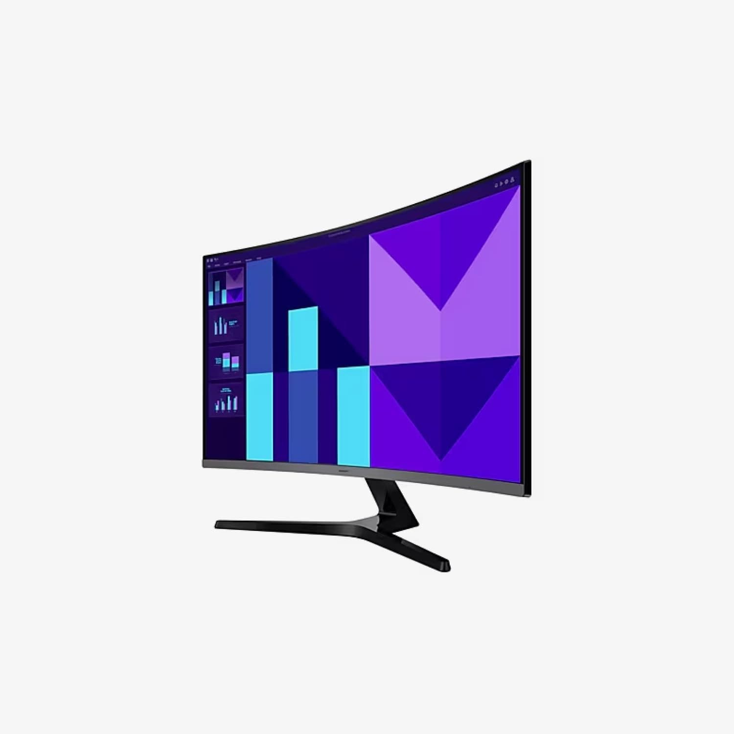 Samsung 32" Essential S3 Curved Full HD Monitor, 1500R Curved Screen, 100Hz Refresh Rate, Response Time 4(GTG) Game Mode, Eye Saver Mode - LS32D392GAMXUE - 5