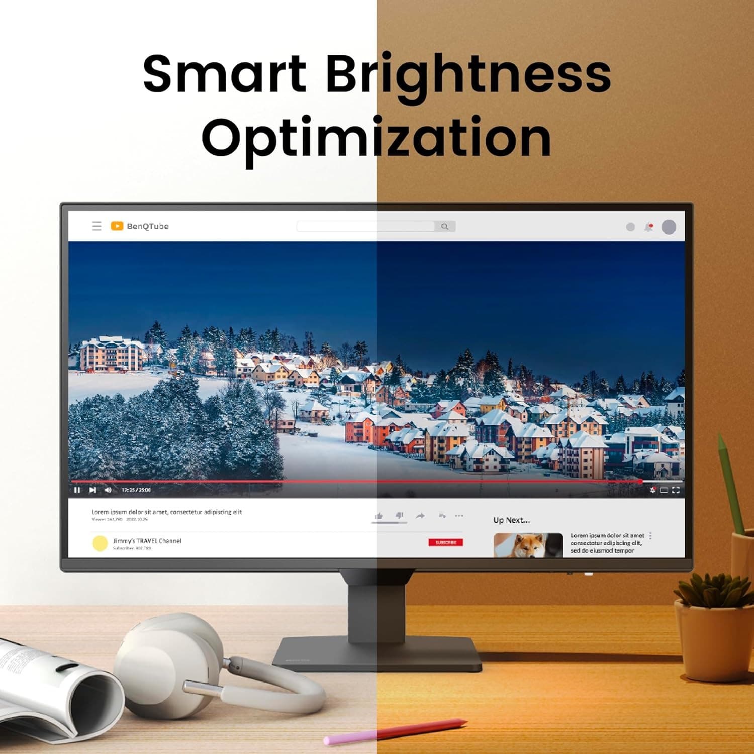 BenQ GW2790Q 27” 2K QHD 100Hz IPS Eye-Care Monitor, HDMI, DP, 2560×1440, Ultra Slim Bezel, Eyesafe, VESA MediaSync, Brightness Intelligence Tech (B.I. Gen2), Low Blue Light+, Eye-CareU [2025 LAUNCH]  - 9