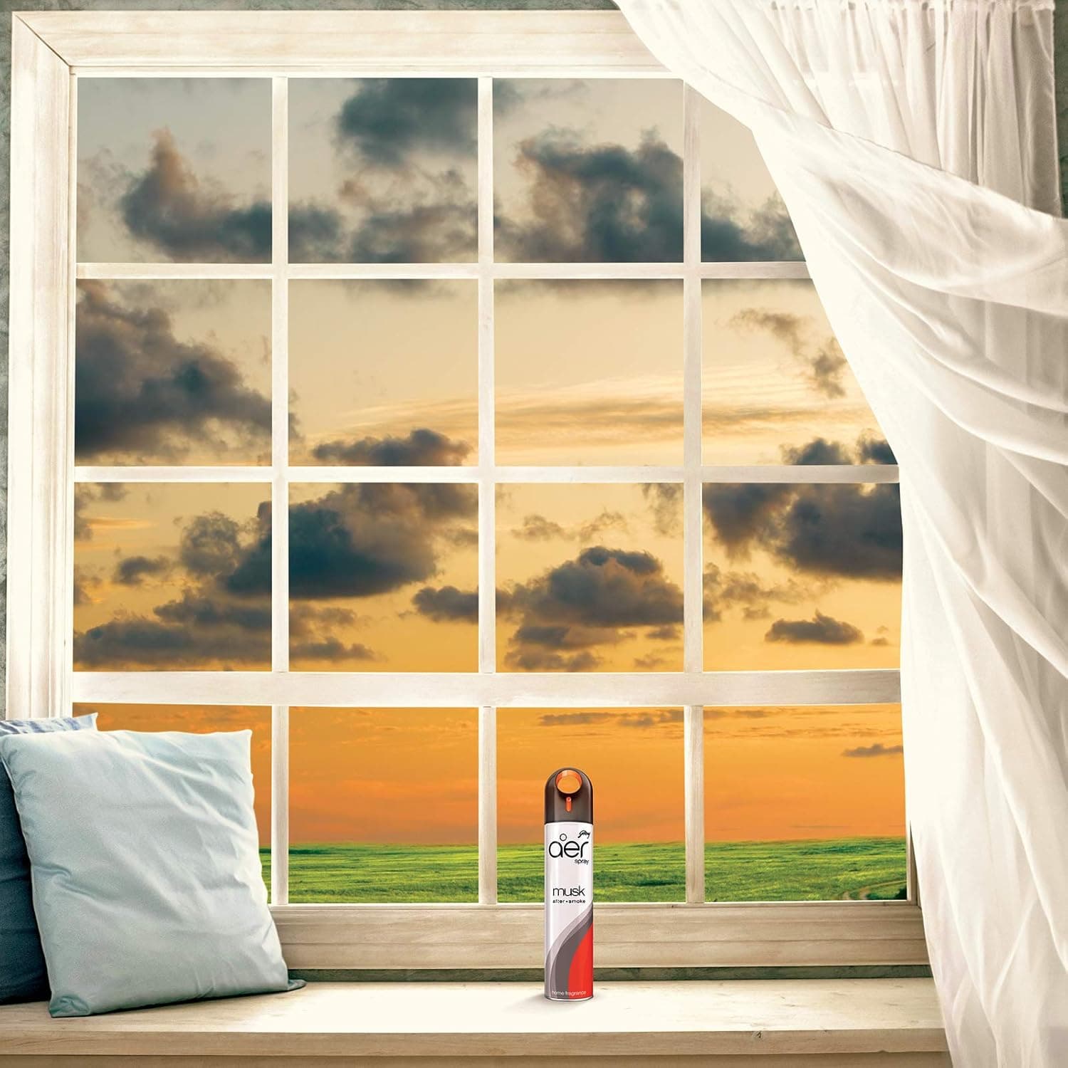 Godrej Aer Spray, Home & Office Air Freshener - Musk After Smoke (300 ml) - 5