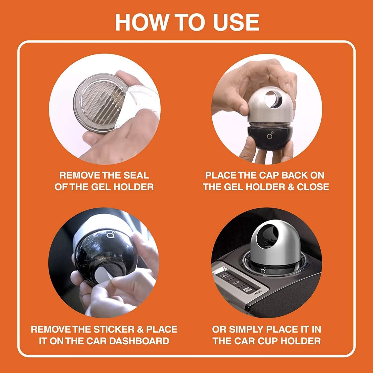 Godrej Aer Twist Car Air Freshener Musk After Smoke 45G, Black - 6