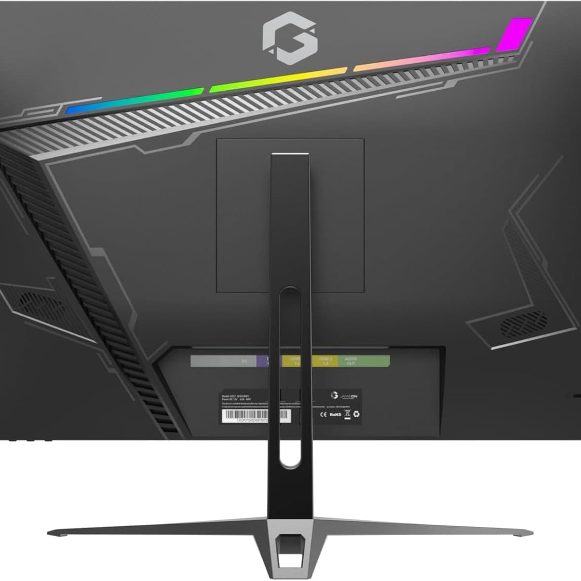 GAMEON GOES27QHD240IPS E-sports Series, Black Gaming Monitor 27 Inch,1920x1080p FHD, IPS Panel, 240Hz Refresh Rate, 0.5ms Response Time, 2.1 HDMI, Free Sync&G-Sync, Supports PS5,شاشه قيمنق 27 بوصة - 4