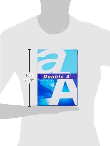 Double A - Printer Copy Paper, Size A4, GSM 80, 500 Pages Ream - White - 3