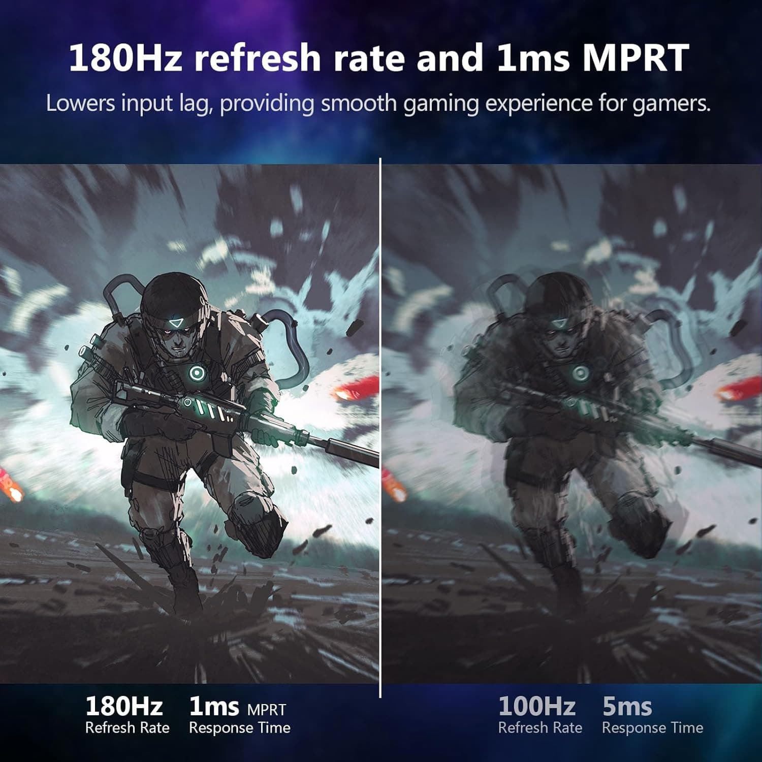 Z-EDGE 27-inch 1500R Curved Gaming Monitor - FHD 1080P 180Hz VA Panel, 1ms Response Time, Frameless LED Display, AMD FreeSync - 1x DisplayPort 1.4 & 2x HDMI 2.0 UG27F - 6