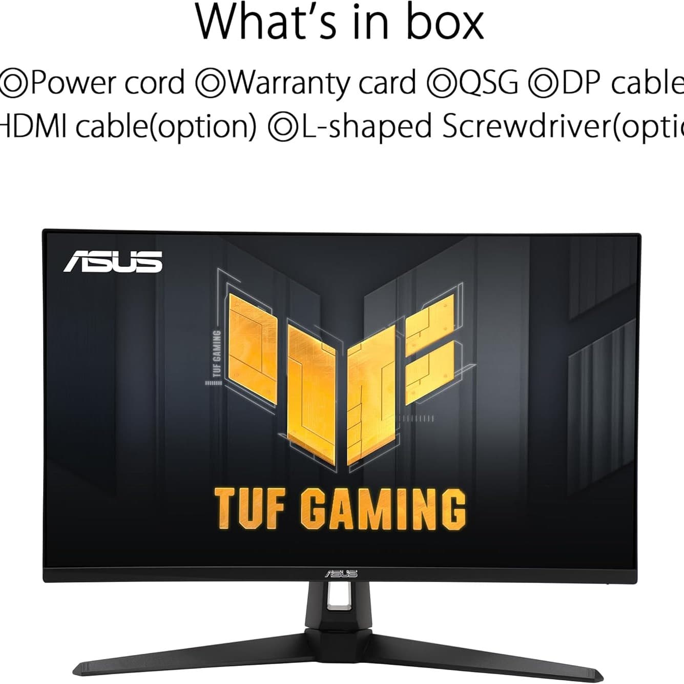 ASUS TUF Gaming VG279QM1A Gaming Monitor – 27-inch, Full HD(1920x1080), 280Hz(OC), Fast IPS, ELMB Sync, 1ms (GTG), Freesync Premium™, G-Sync compatible, Variable Overdrive, 100% sRGB, HDR - 8