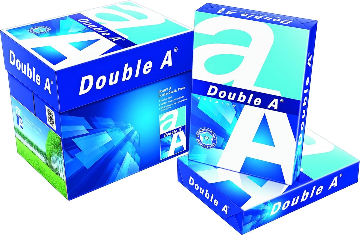 Double A 80 gsm A4 Copy Paper 500 Sheets (Pack of 5) - 2
