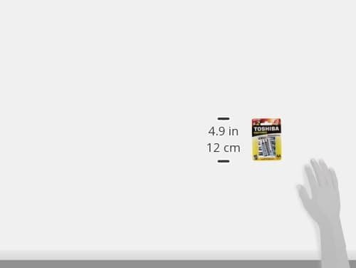 TOSHIBA Long-lasting Vibration resistance High Power Alkaline AA - 4+2 Battery Pack - 4