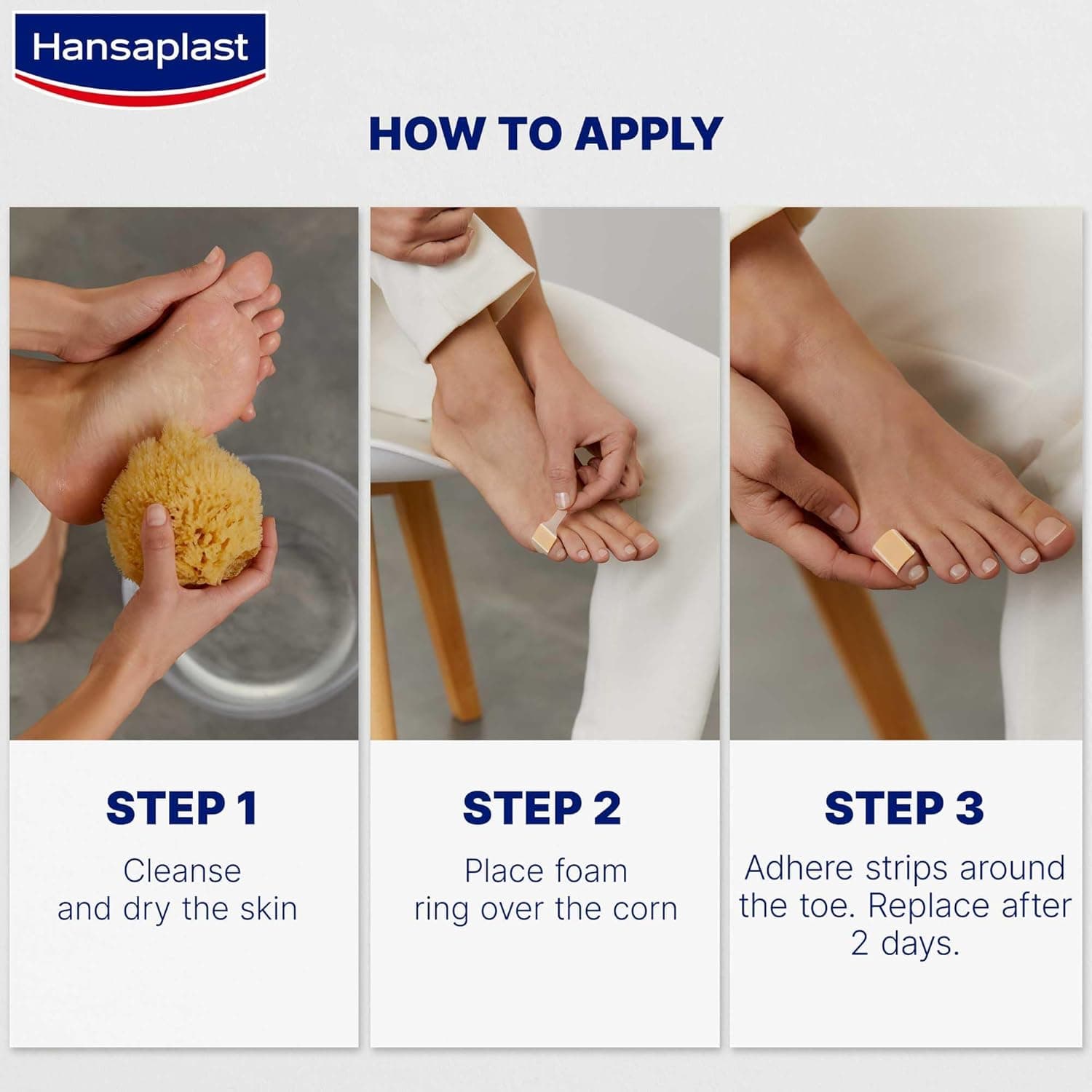HANSAPLAST FOOT CORN PLASTER 10X8S - 5