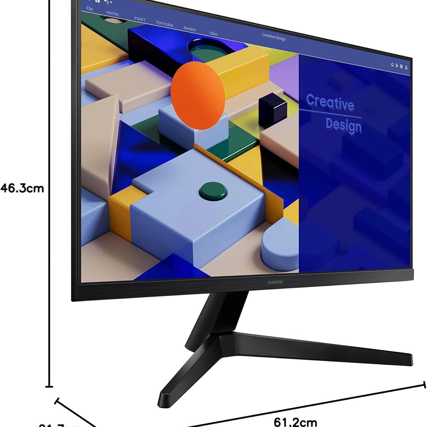 Samsung 27-Inch IPS Full HD 1080p 75Hz Borderless Monitor With HDMI, VGA - LS27C310 - 8