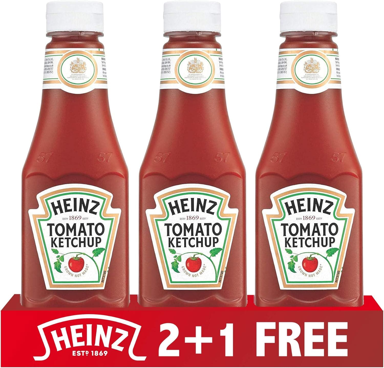HEINZ KETCHUP (PET) 3X342GM (2+1 FREE) - 1