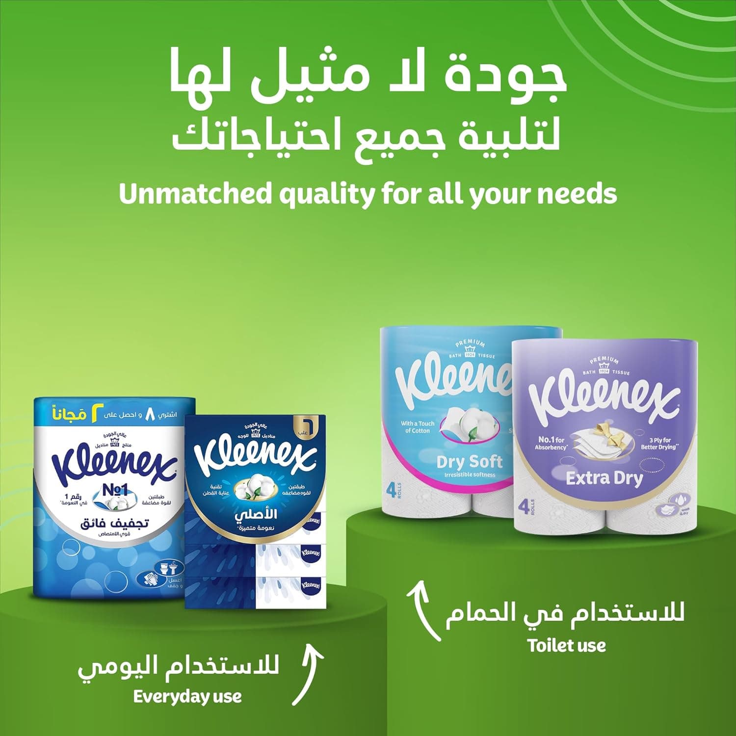 Kleenex Calorie Absorb Kitchen Tissue Paper Towel, 3 PLY, 4 Rolls x 50 Sheets, Food-Grade Strong Absorbent Kitchen Tissue - 7