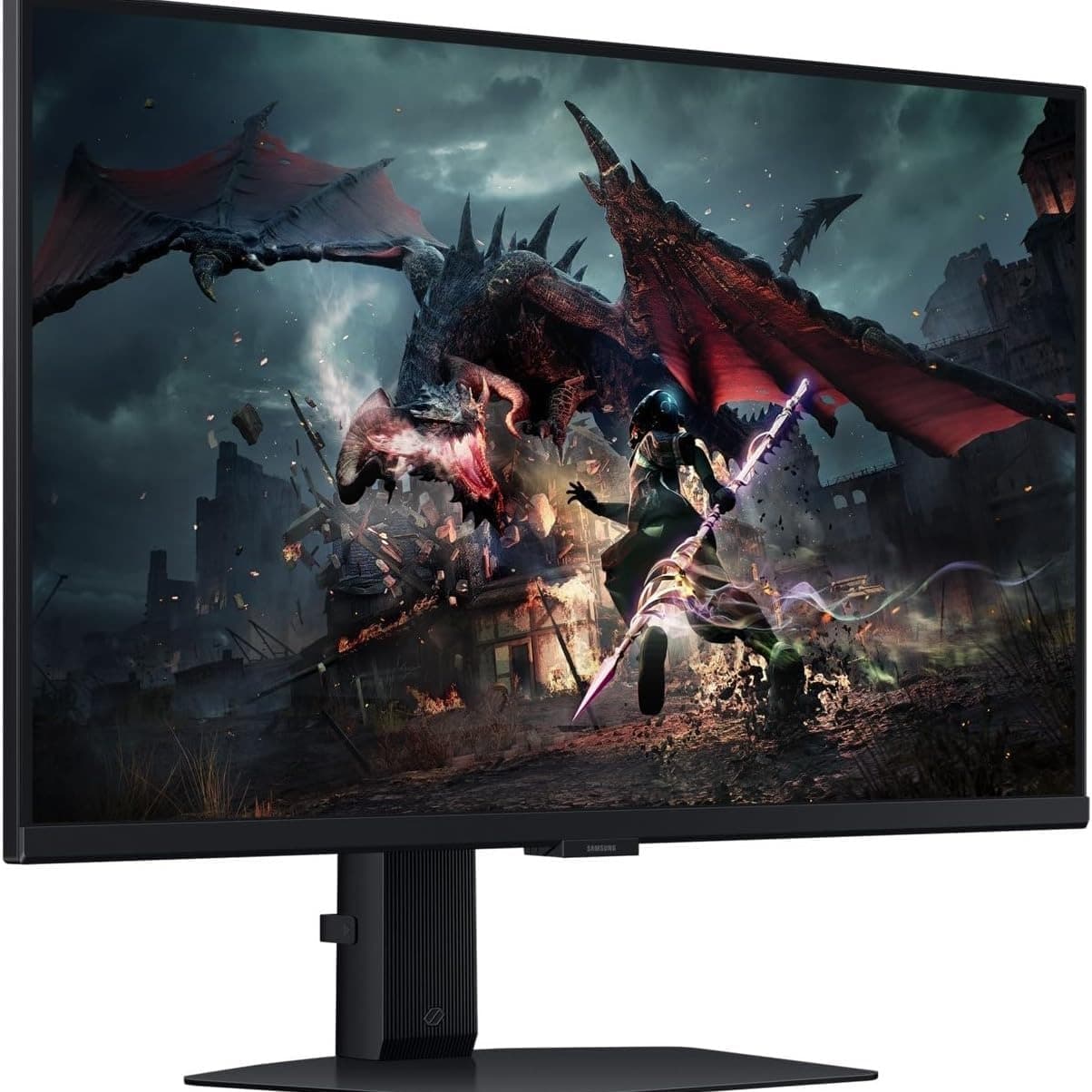 Samsung 32" Odyssey G5 G50D QHD 180Hz Gaming Monitor, 180Hz refresh rate & 1ms response time(GtG), QHD resolution & Fast IPS panel,VESA DisplayHDR 400, AMD FreeSync, Ergonomic Stand - LS32DG502EMXUE - 7