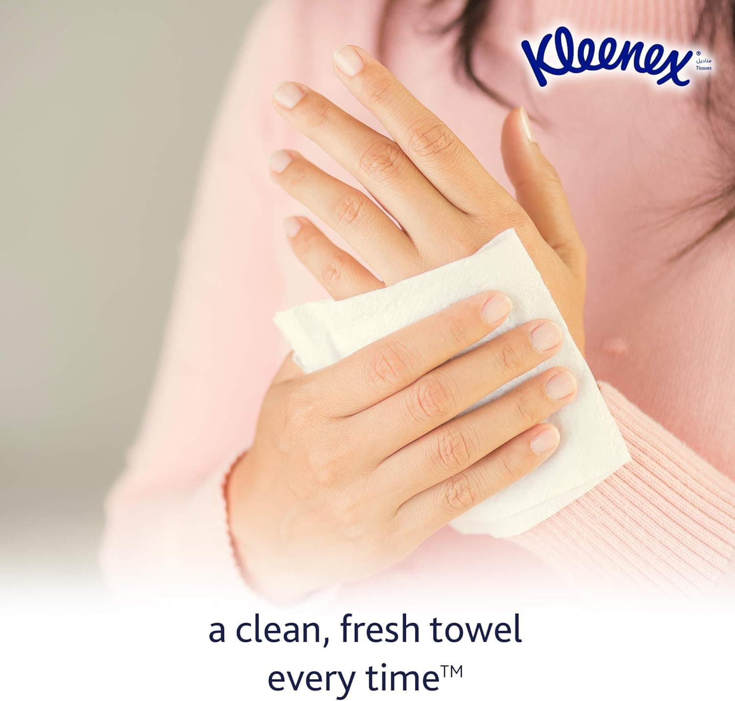 Kleenex Hand Towel, 1 Box x 90 Sheets, Disposable Towel Tissue for Hands, Kitchen and Bathroom use - 7