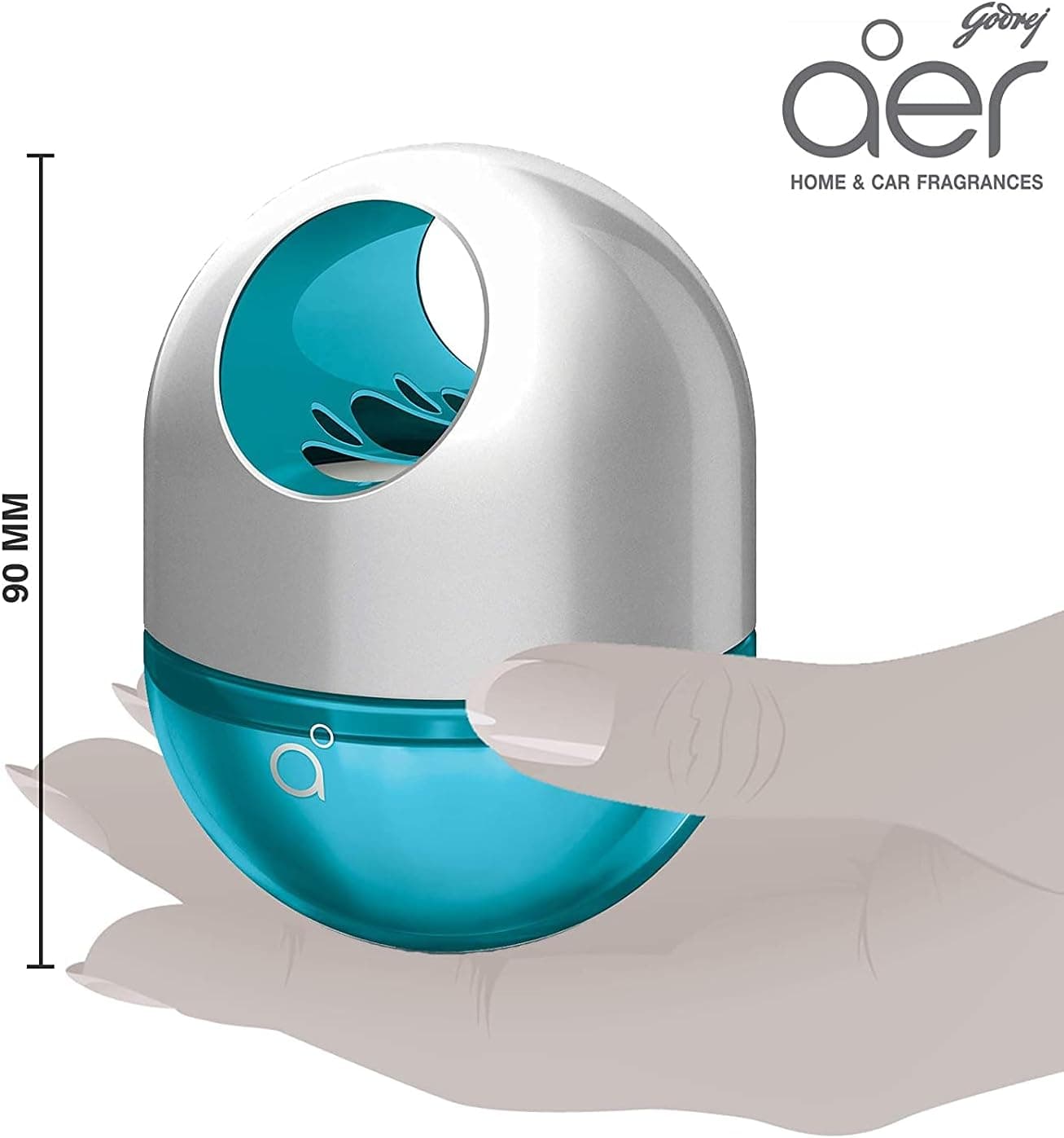 Godrej Aer Twist Car Air Freshener Cool Surf Blue 45G - 3