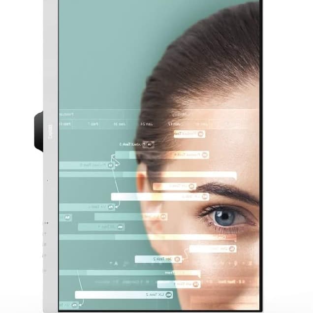 BenQ GW2790QT 27” IPS 2560x1440 QHD USB-C Ergo Eye-Care Monitor, Noise Filter Speakers, Noise Cancellation Mic, Height Adjustment, Low Blue Light Plus - 4