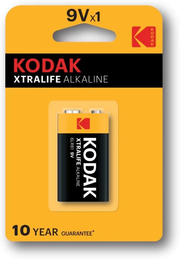 KODAK | 9V Batteries | Smoke Alarm PP3 9 Volt Square Battery | 1 Pack - 1