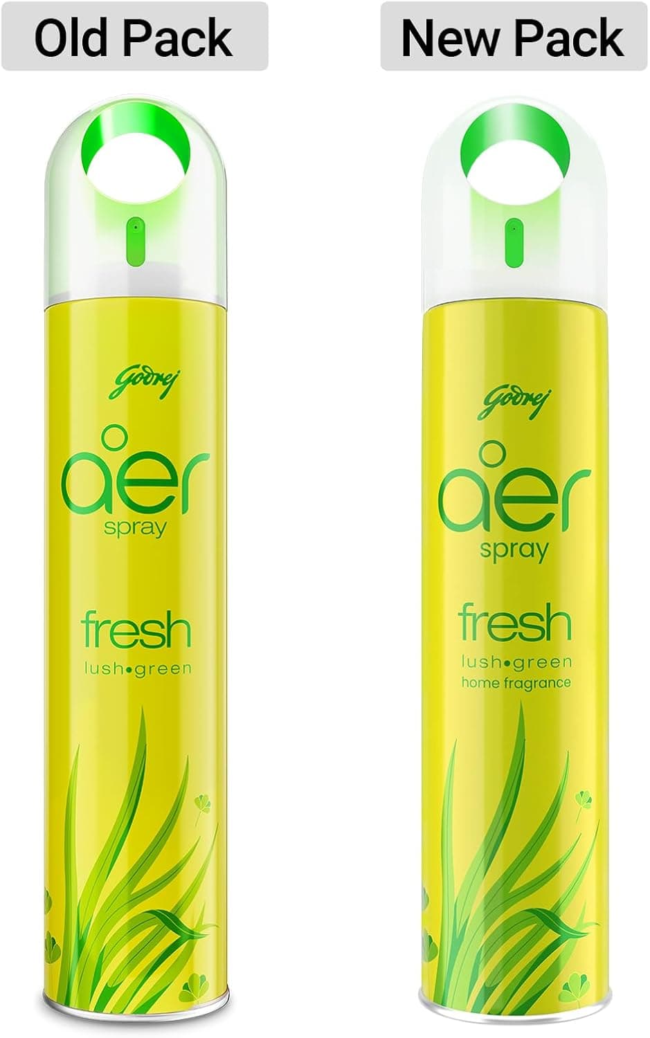 Godrej Aer Spray, Home And Office Air Freshener - Fresh Lush Green (300 Ml) - 2