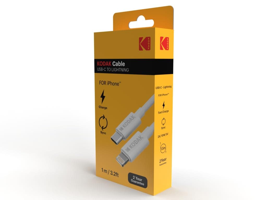 KODAK USB C to Lightning Cable |Length 1M | 2 years Gaurantee - 3