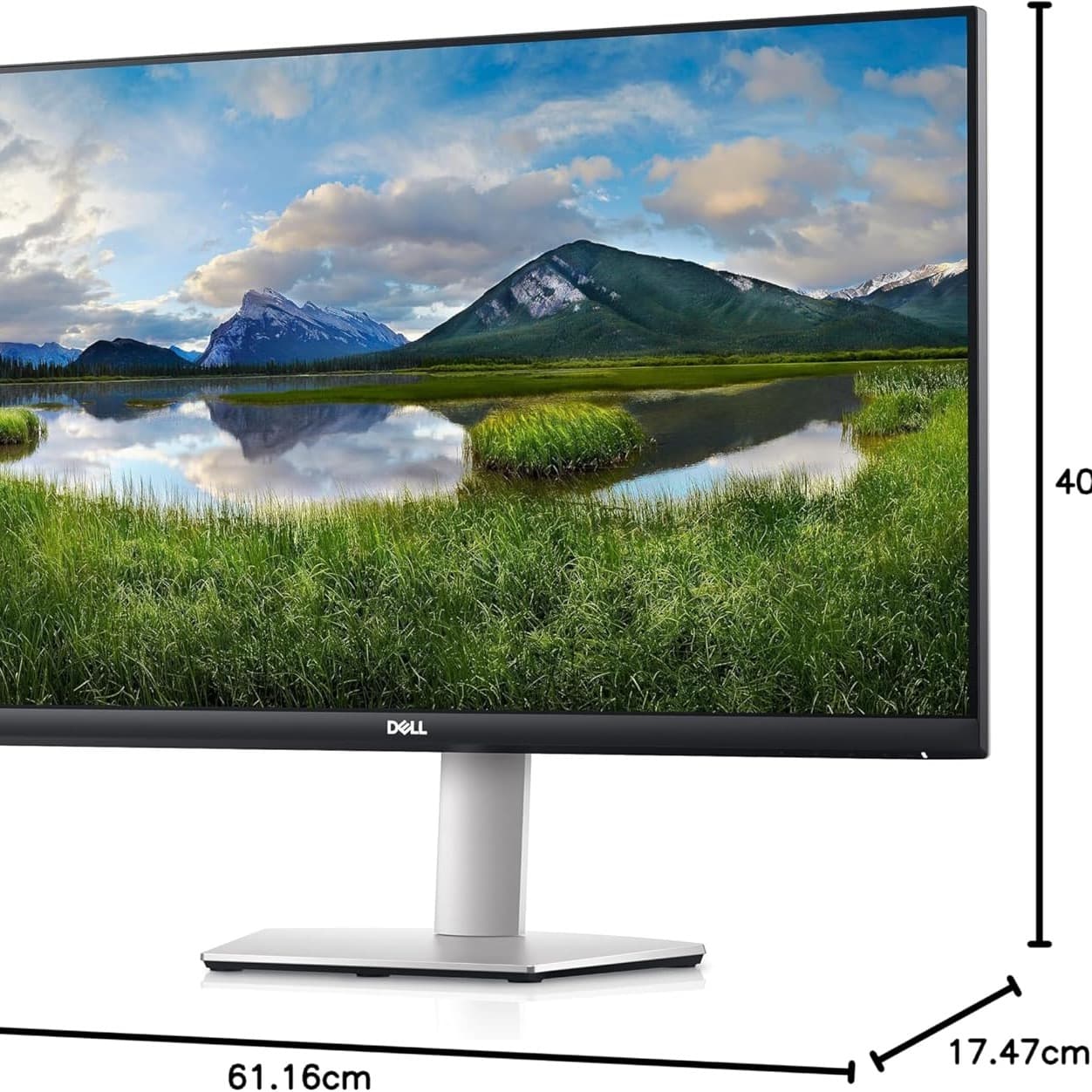 Dell S2721QSA 27 Inch 4K UHD (3840x2160) Monitor, 60Hz, IPS, 4ms, AMD Radeon FreeSync, 99% sRGB, Built-in Speakers, DisplayPort, 2x HDMI, Silver - 7