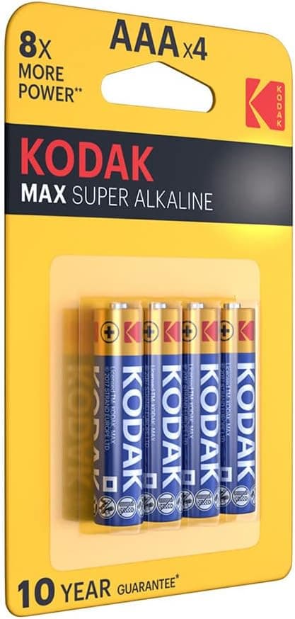 Kodak Pila Alcalina Max LR03 BL4 AAA - 3