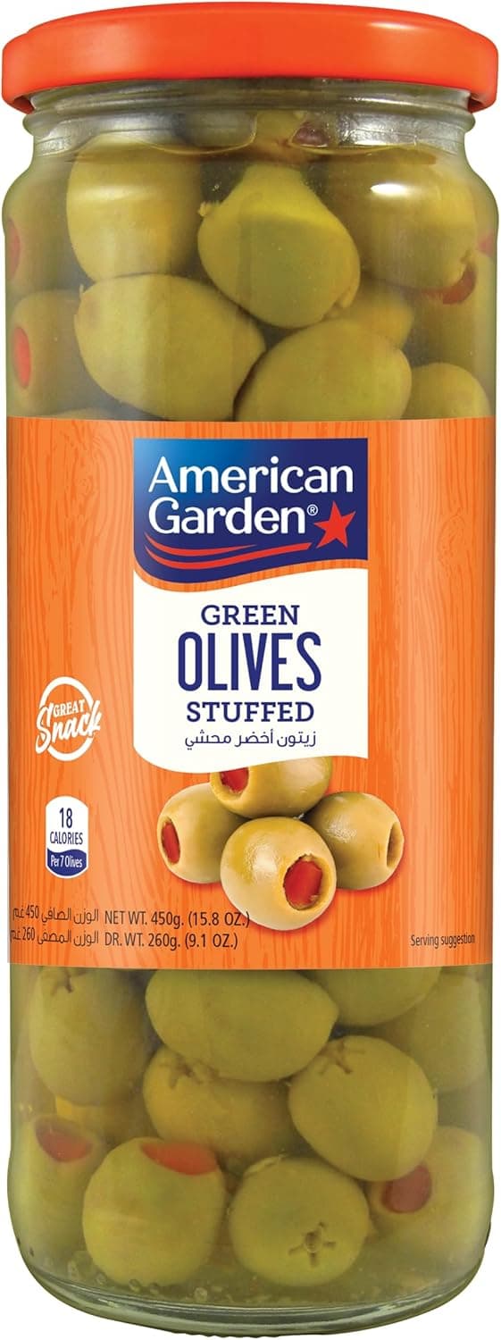 AG OLIVES GREEN STUFFED 16PAR 12X450GM