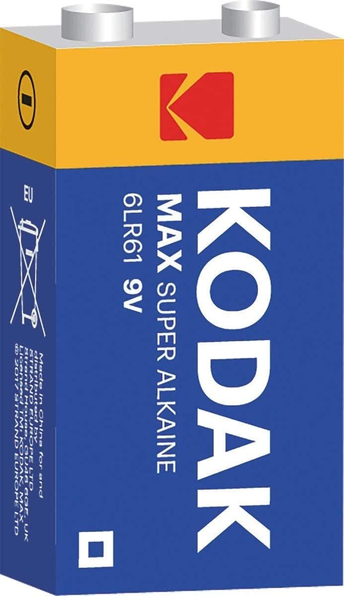 Kodak Max Alkaline Battery 6LR61 – 9 V BL1 - 5