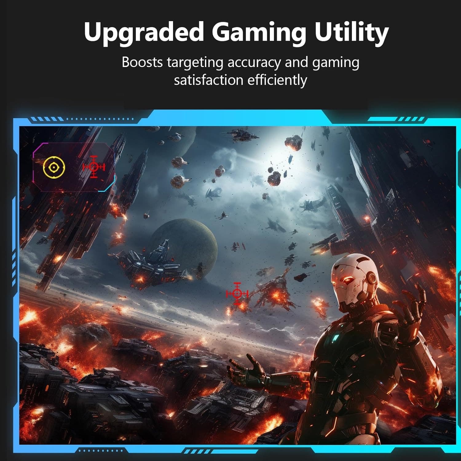 Z-Edge 27 inch Curved Gaming Monitor 300Hz, 1ms 16:9 FHD 1080P Frameless 1500R Curved Monitor, UG27S White, Freesync Eye Care, 2×Display Port, 2×HDMI - 8