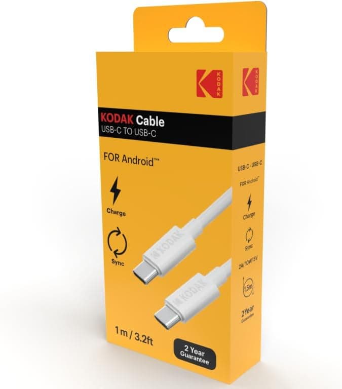 KODAK USB C to USB C | Length 1M | 2 years Gaurantee - 3