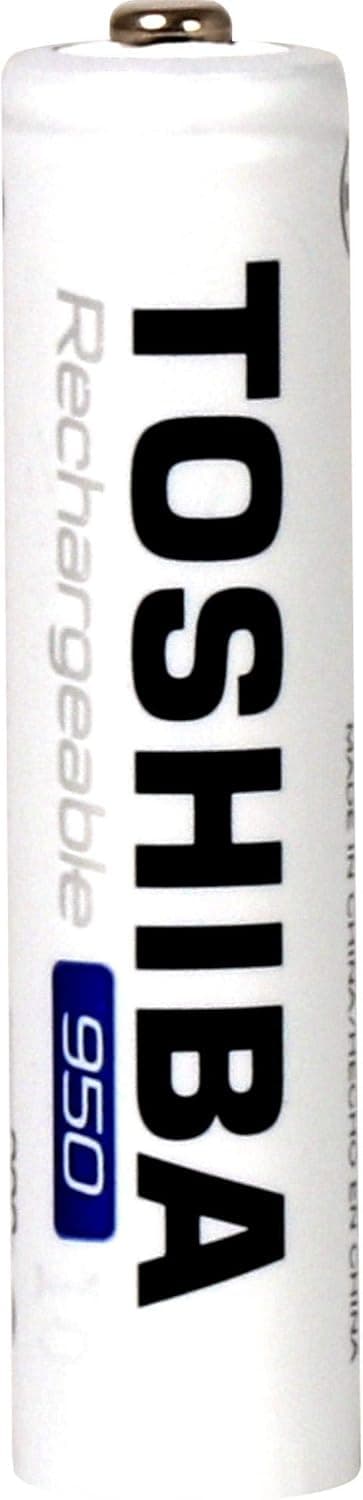 Toshiba 950 mAh BP-2C AAA Ni-MH Rechargeable Battery 2-Pieces, White - 5