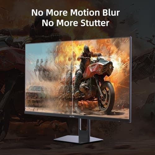 KTC 27 Inch QHD Gaming Monitor, 2K 180Hz 1ms Fast IPS Computer Monitor, HDR 1440P with Adaptive Sync, HDMI Displayport, Tilt Adjustment, VESA Compatible,H27T22C - 2