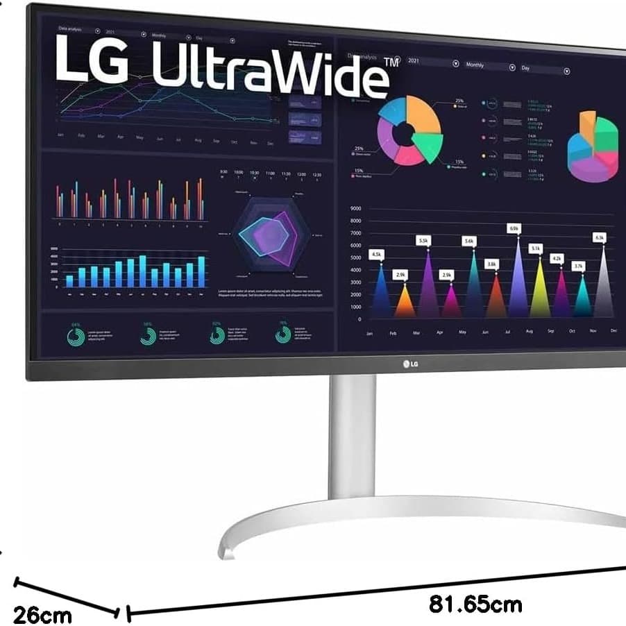 LG 34-inch 34WQ650 UltraWide Monitor | 21:9, FHD(2560 x 1080P), IPS, sRGB 99%, VESA DisplayHDR™400 | AMD FreeSync™, 1ms MBR, 100Hz Refresh Rate - 7