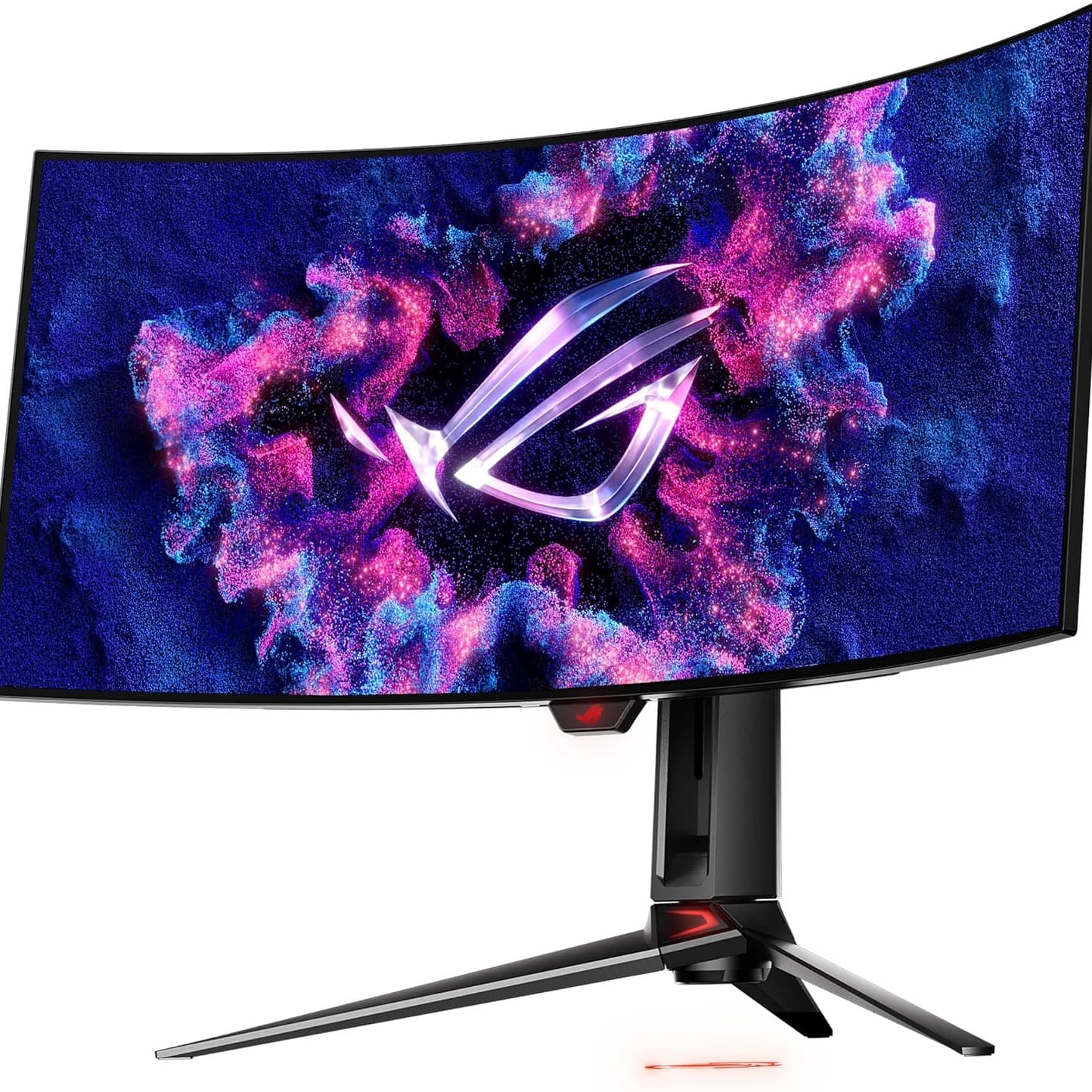 ASUS ROG Swift OLED PG34WCDM gaming monitor ― 34" (33.9" viewable, 3440x1440) 800R curved panel, 240Hz, 0.03ms (GTG), G-SYNC compatible, custom heatsink, uniform brightness, Smart KVM, 90 W Type-C - 8