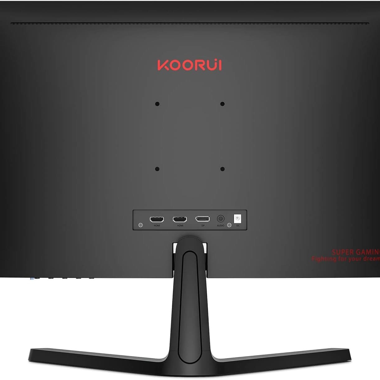 KOORUI 24 Inch Computer Monitor - FHD 1080P Gaming Monitor 165Hz VA 1ms, AdaptiveSync Technology, Ultra-Thin LED Monitor,HDMI X2 / DP, VESA Compatible, Tilt Adjustable, Eye Care - 24E4 - Black - 2