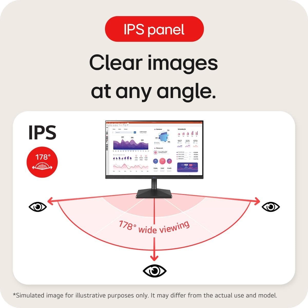 LG 27MR400-B Monitor PC 27" [27] 1920 x 1080 Pixel Full HD Nero (27 FHD IPS 100HZ MNTR 1920X1080 - 16:9 5MS 1300:1 HDMI/VGA/HEADPHO) - 4