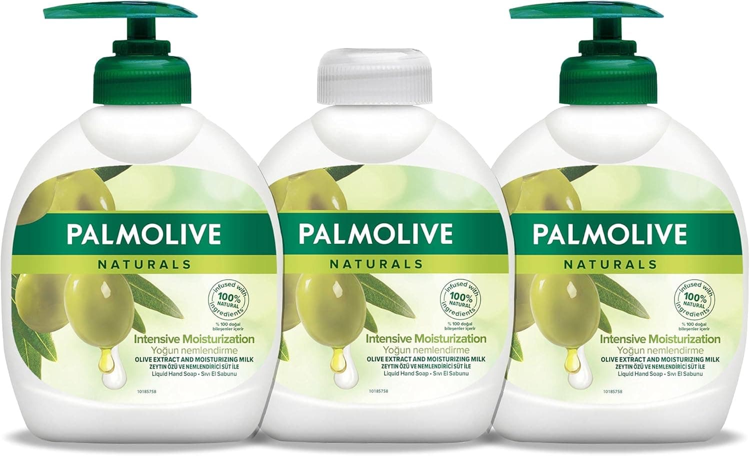 CP MILK&OLIVE HANDWASH 300ML 3PK - 1