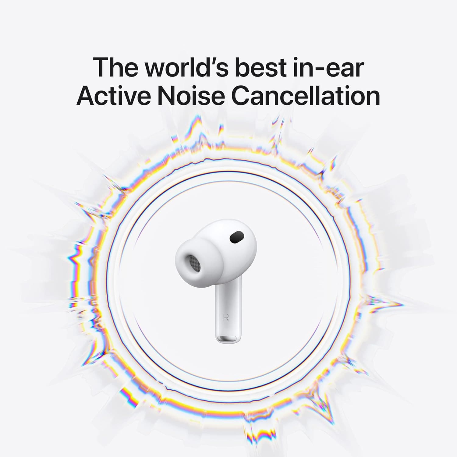 Apple AirPods Pro 3 Wireless Earbuds, Active Noise Cancellation, Live Translation, Heart Rate Sensing, Hearing Aid Feature, Bluetooth Headphones, Spatial Audio, High‑Fidelity Sound, USB‑C Charging MFHP4 - 2