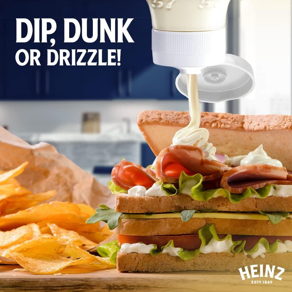 HEINZ MAYO GARLIC TD 12X225ML - 5