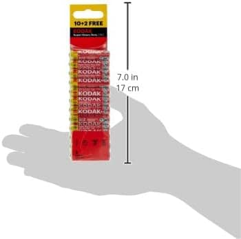 KODAK Super Heavy Duty | AAA Batteries | Triple A | Disposable Household | Carbon Zinc | 1.5V | 12 Blister Pack - 8