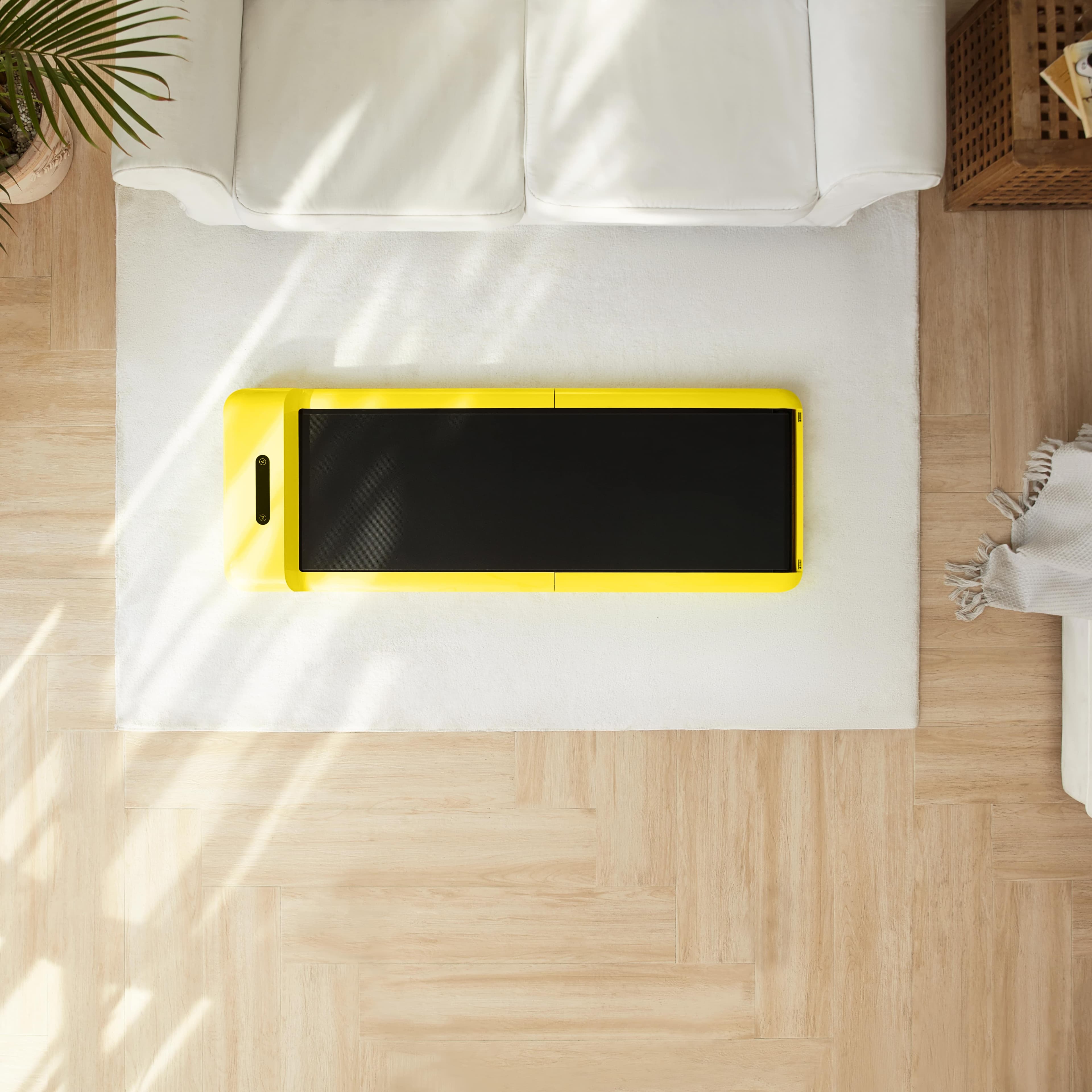 Kingsmith Smart Foldable Walking Pad C2 with max. speed 6km/h, with 1HP brushless motor Yellow Color - 2