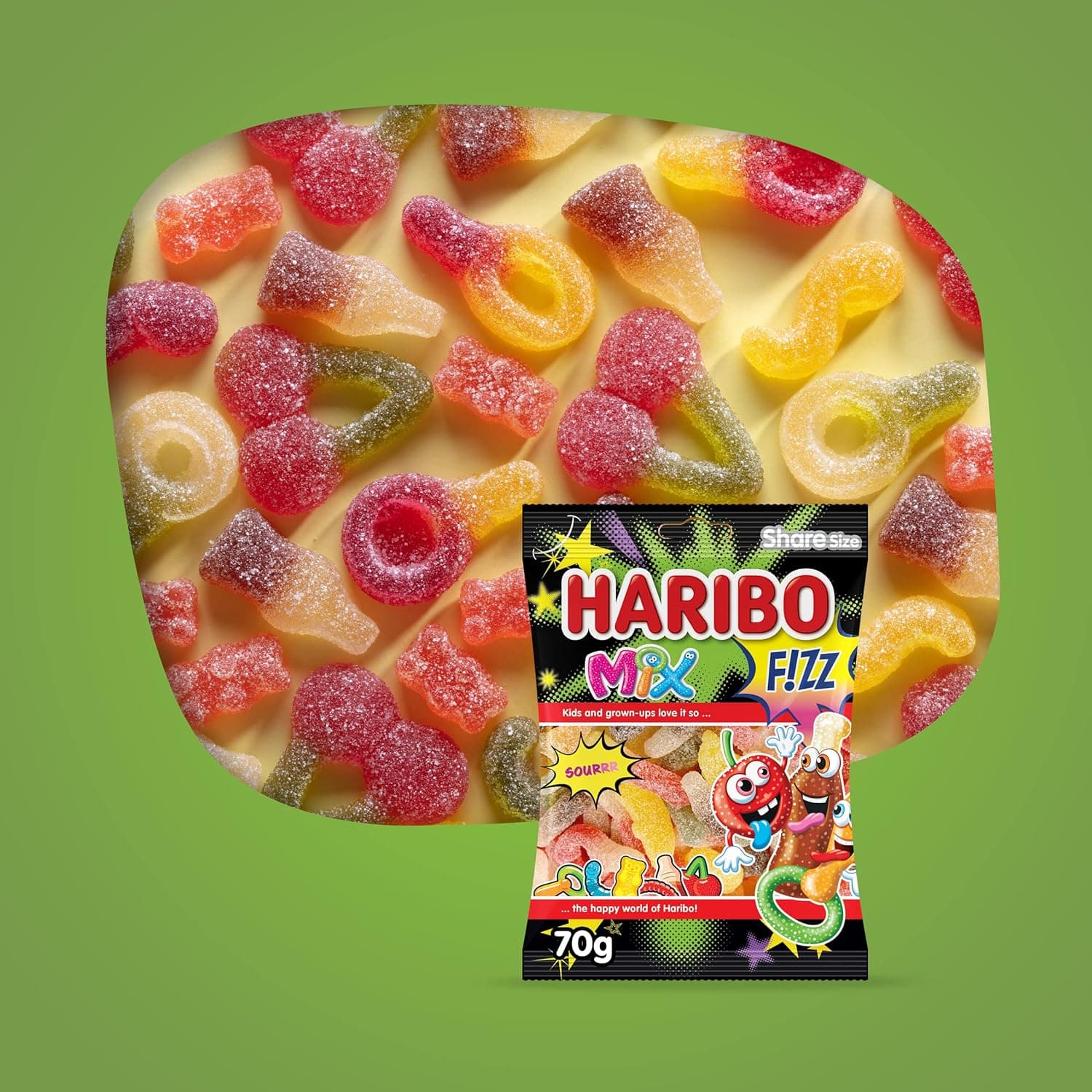 HARIBO FIZZ MIX 24X70 GM - 3