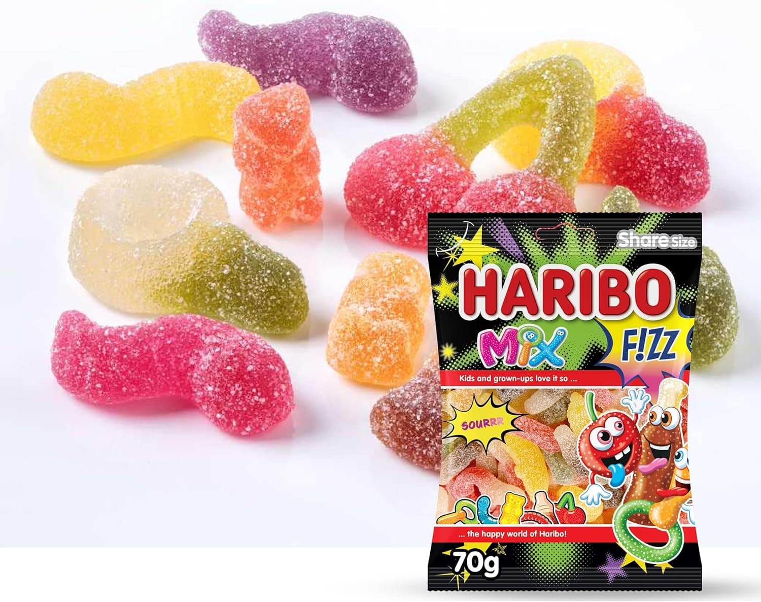 HARIBO FIZZ MIX 24X70 GM - 6