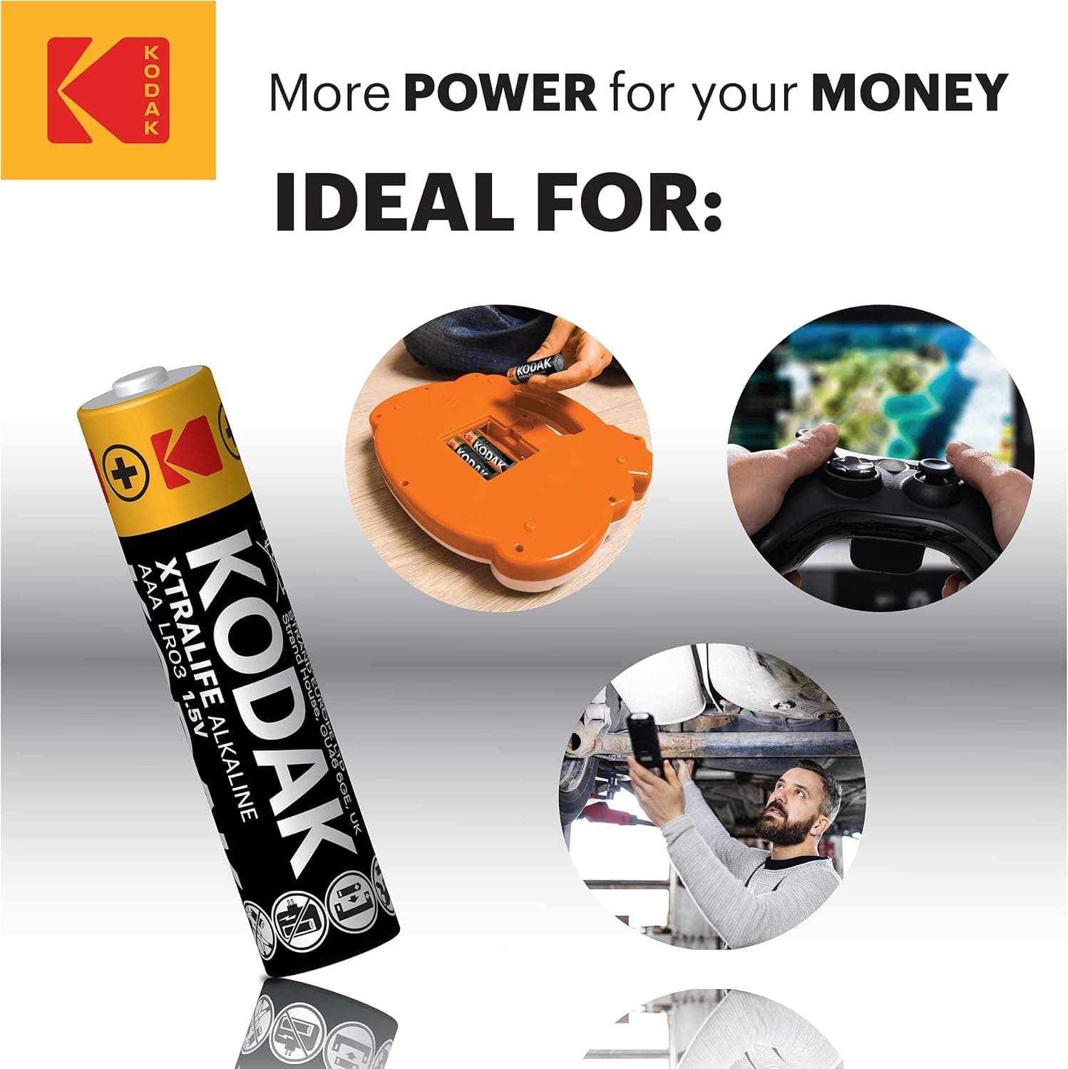Kodak Xtralife Alkaline AAA Batteries - Value Pack (5+5) - 4