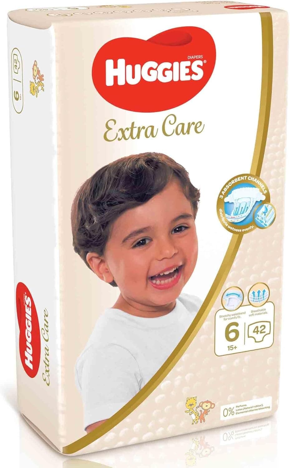 Huggies Extra Care, Size 6, 15+ kg, Jumbo Pack, 42 Diapers - 1
