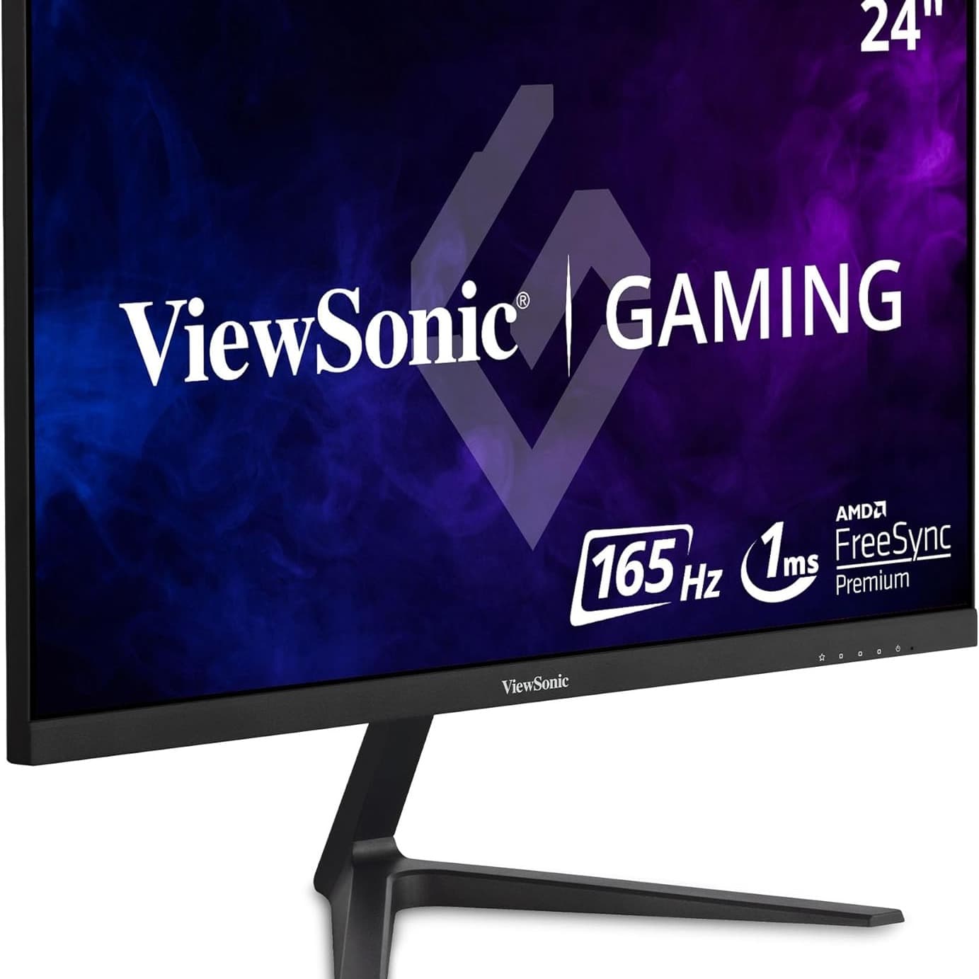 Viewsonic VX2418-P-MHD 24 Inch Frameless Full HD 1080p 180Hz 1ms Gaming Monitor with Adaptive-Sync Eye Care HDMI and Display Port, Black - 2