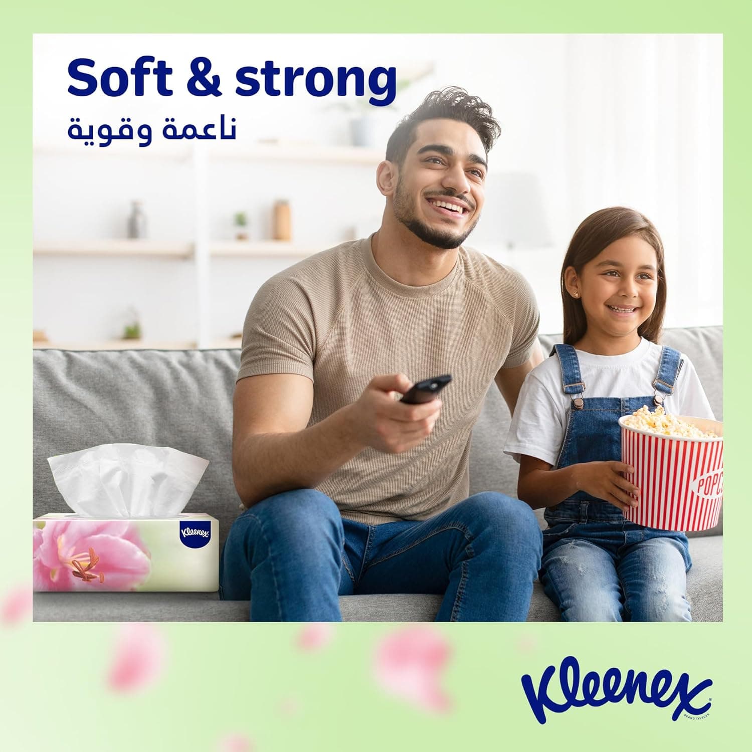 Kleenex Natural Collections Facial Tissue - Pack of 5 Boxes, 170 Sheets x 2 Ply - 5